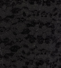 Luxe Allure Flocked Floral Knit Bustier Top