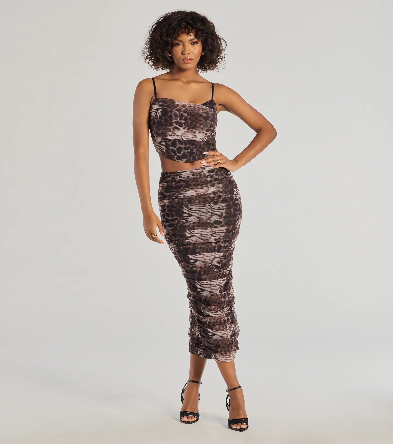 Unmatched Boldness Leopard Print Crop Top