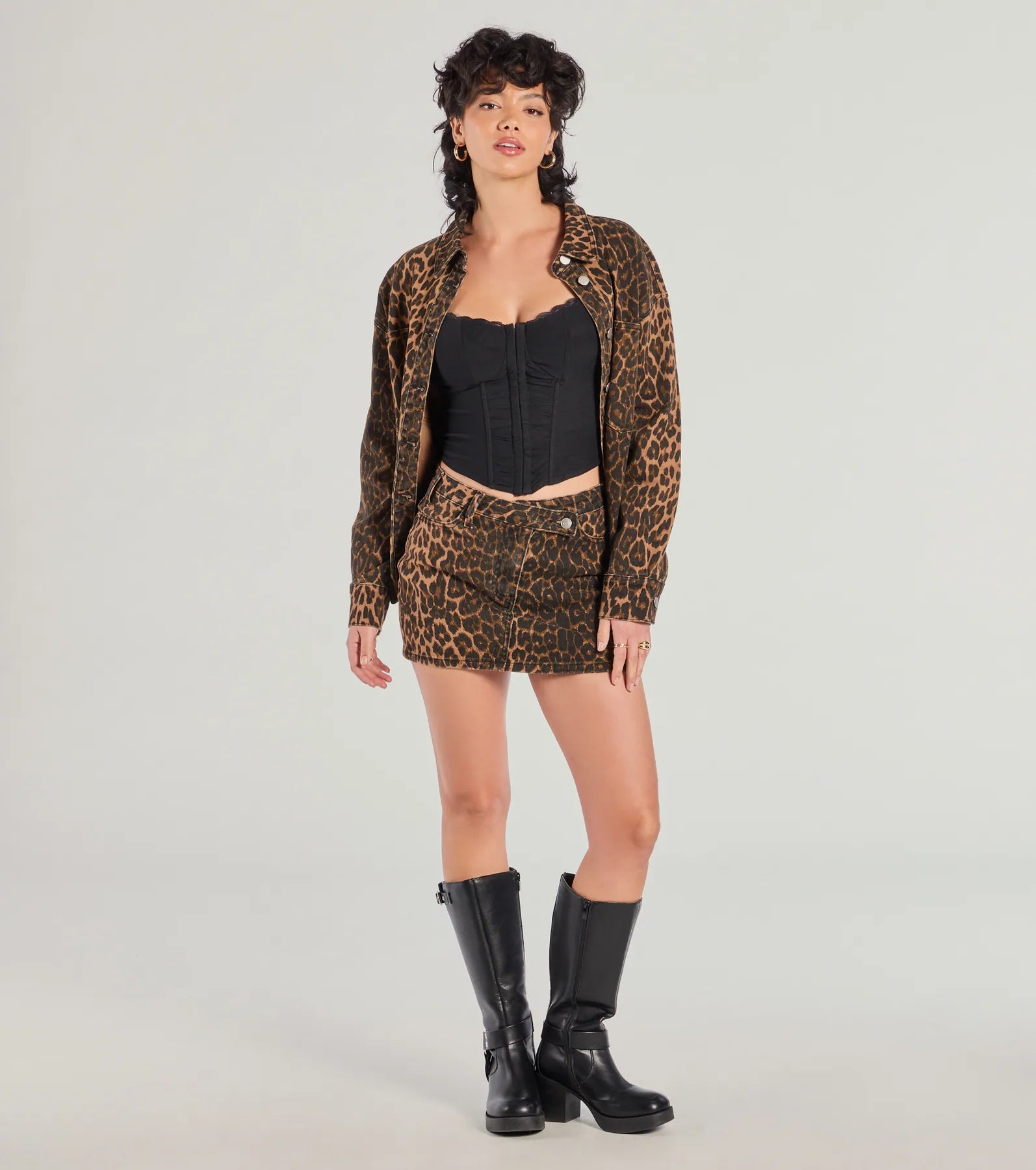 Sheer Intentions Long Sleeve Mesh Bustier