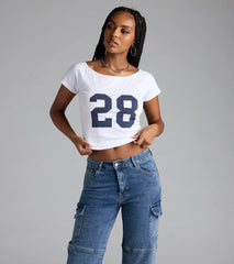 28 Crop Graphic Tee