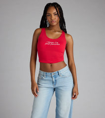 I Know I'm Your Favorite Graphic Tank Top