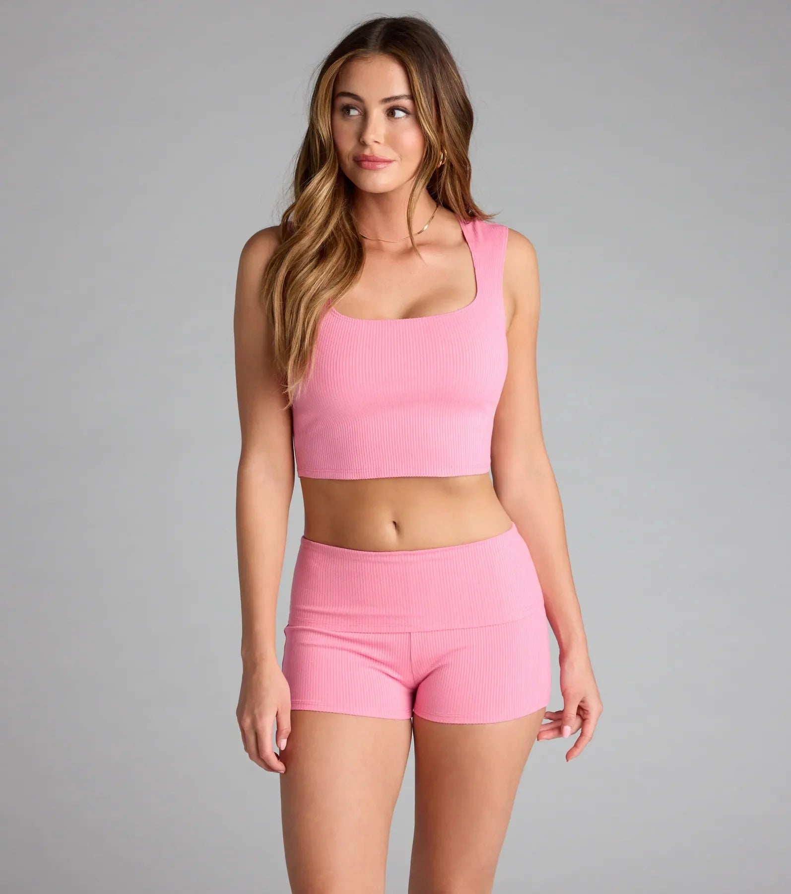 Elevated Era Ribbed Knit Cropped Tank Top