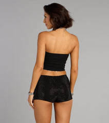 Charli xcx Party 4 U Graphic Tube Top