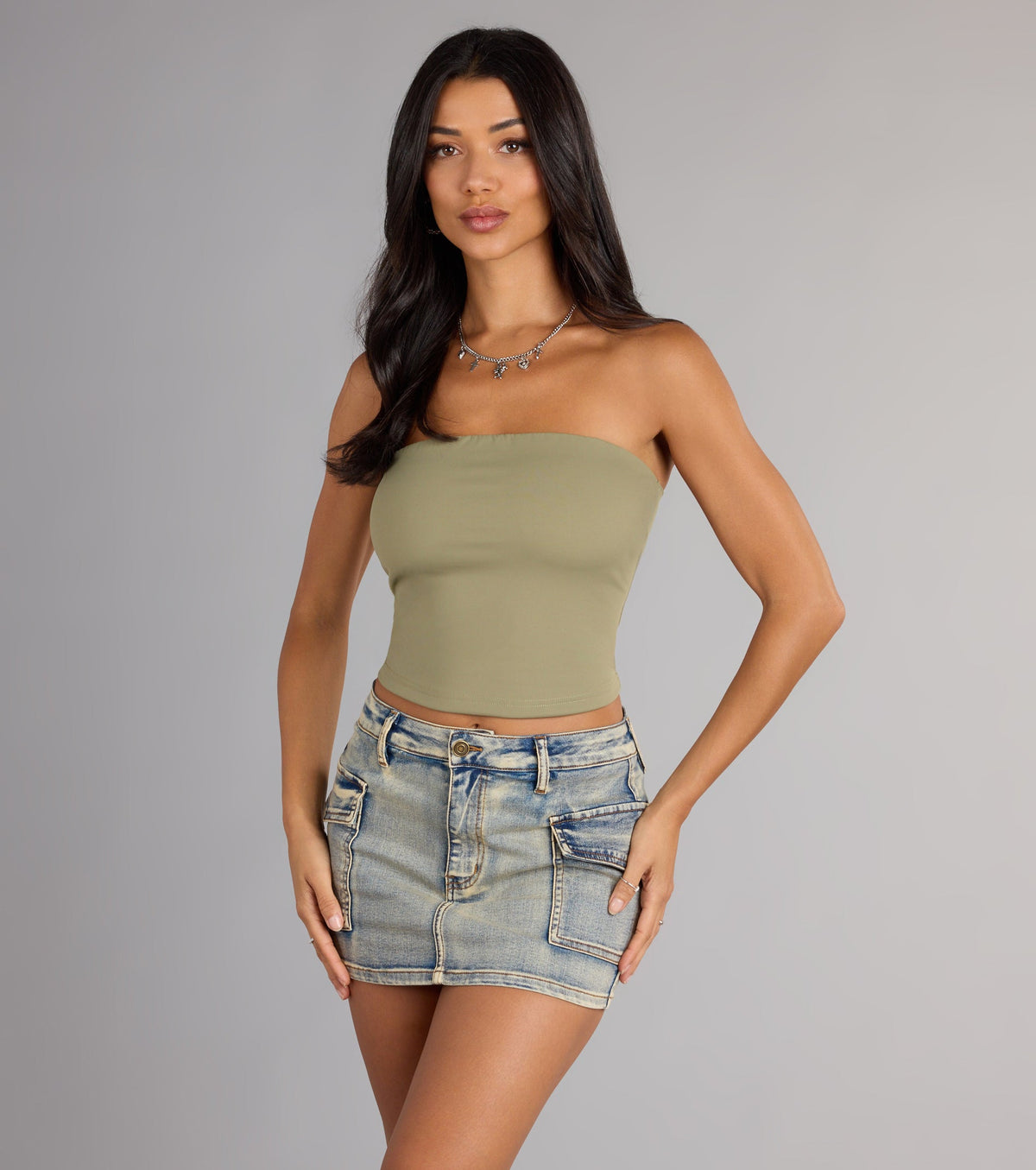 Weekend Mood Strapless Tube Top