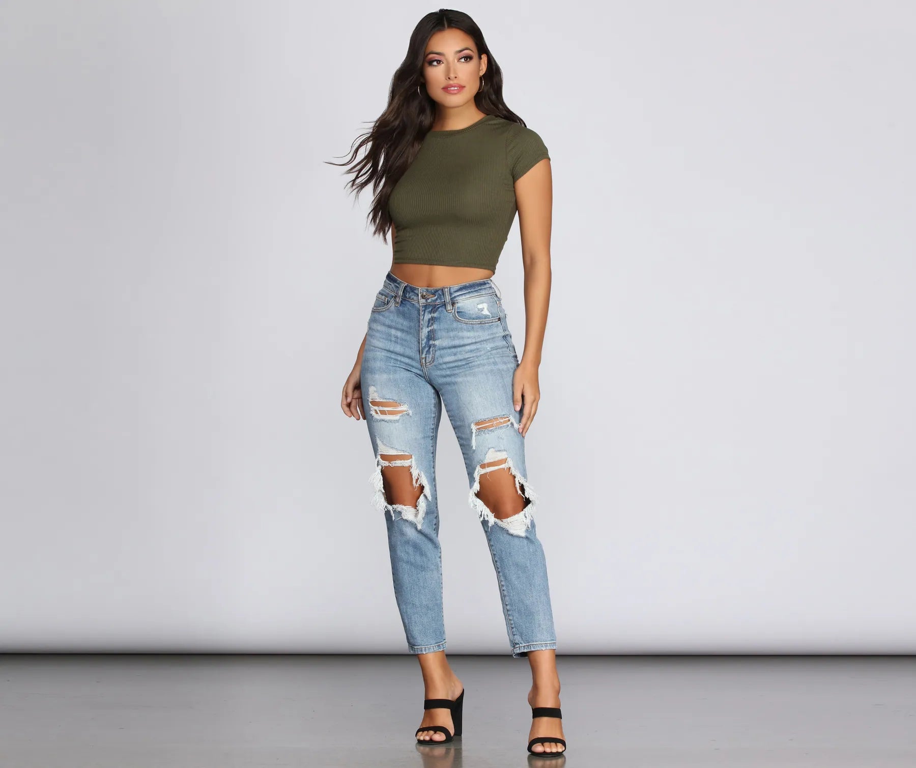 Short And Sweet Cropped Tee