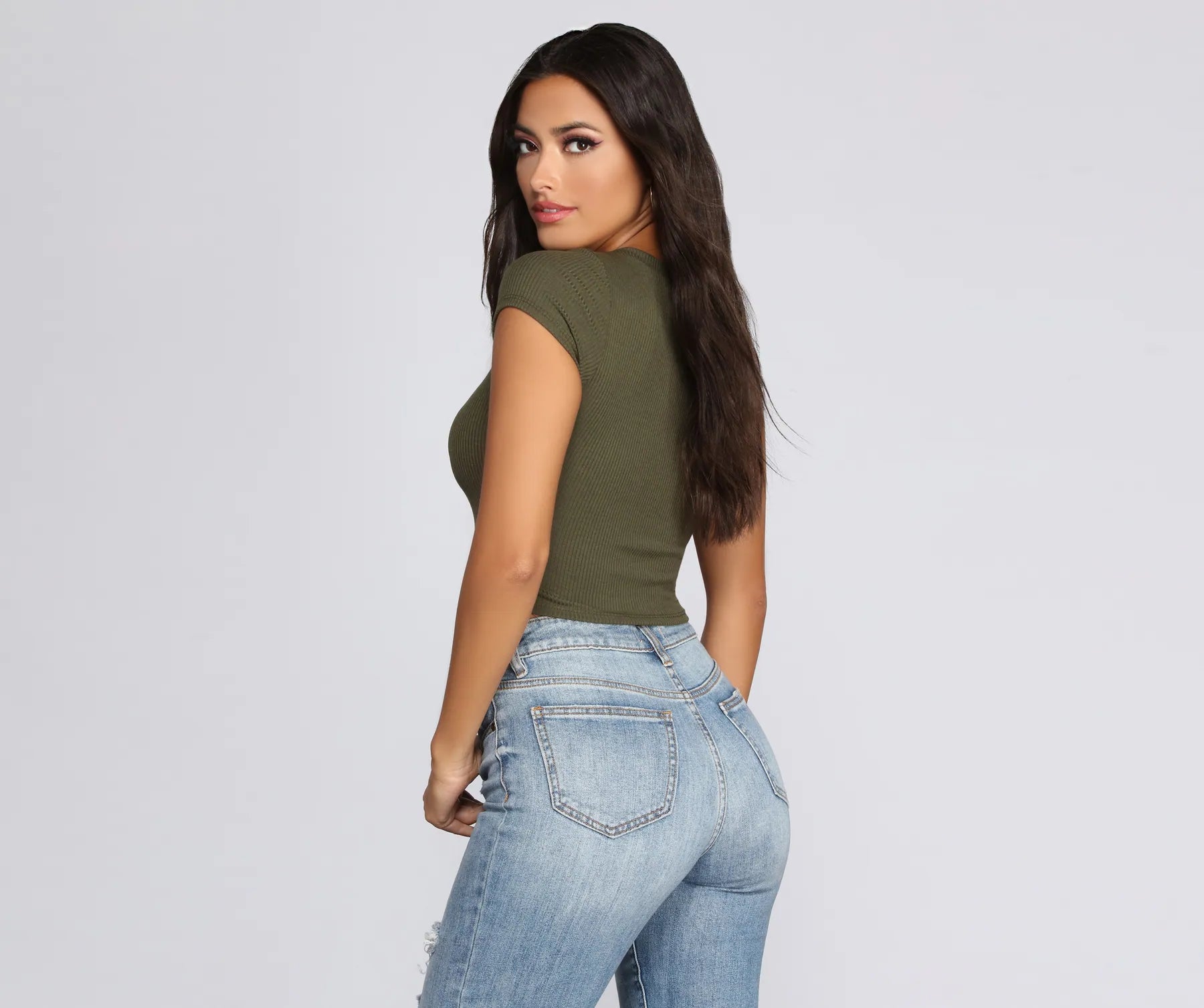 Short And Sweet Cropped Tee