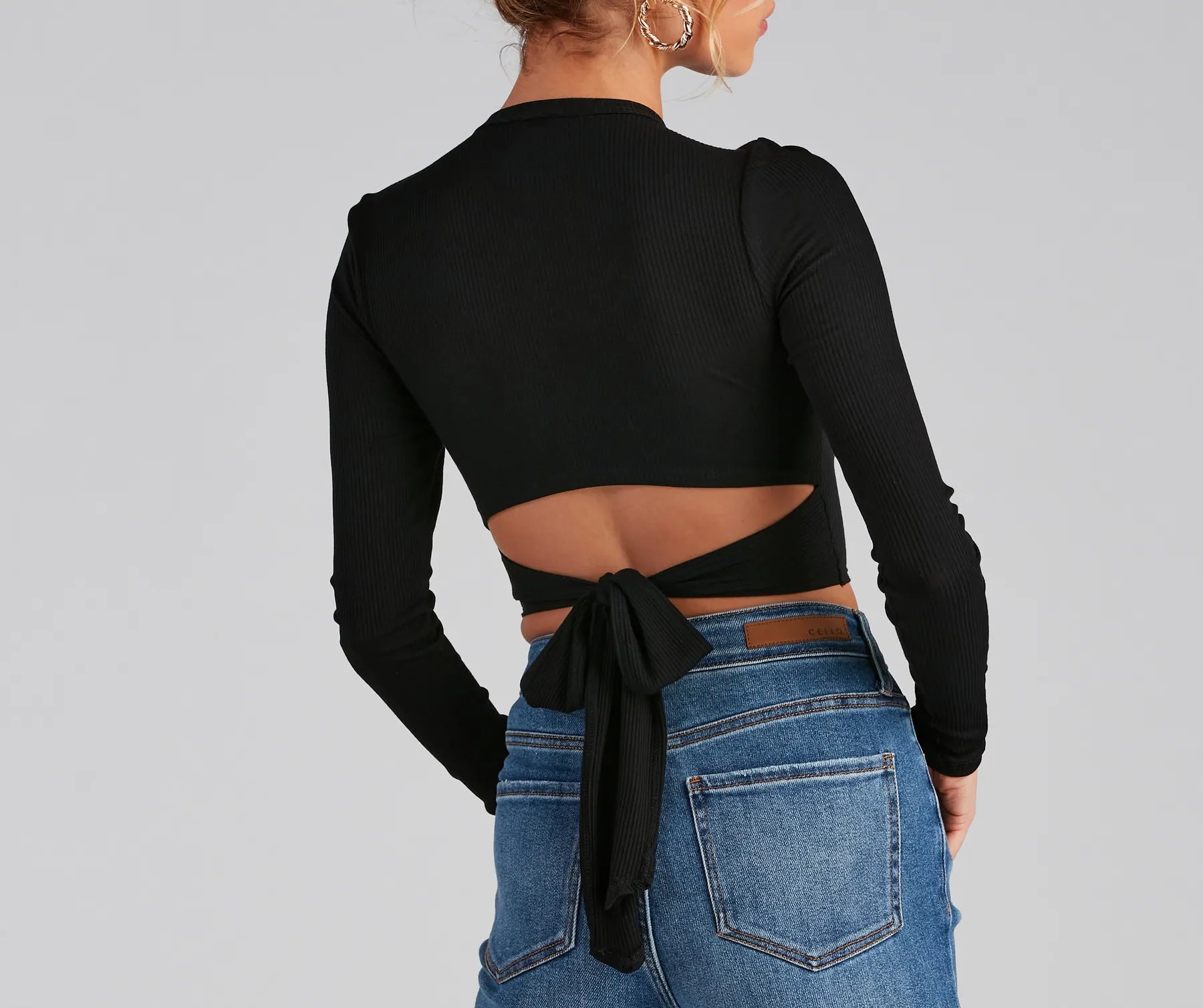 Go With It Ribbed Knit Crop Top