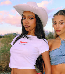 Too Spicy For You Crop Graphic Tee