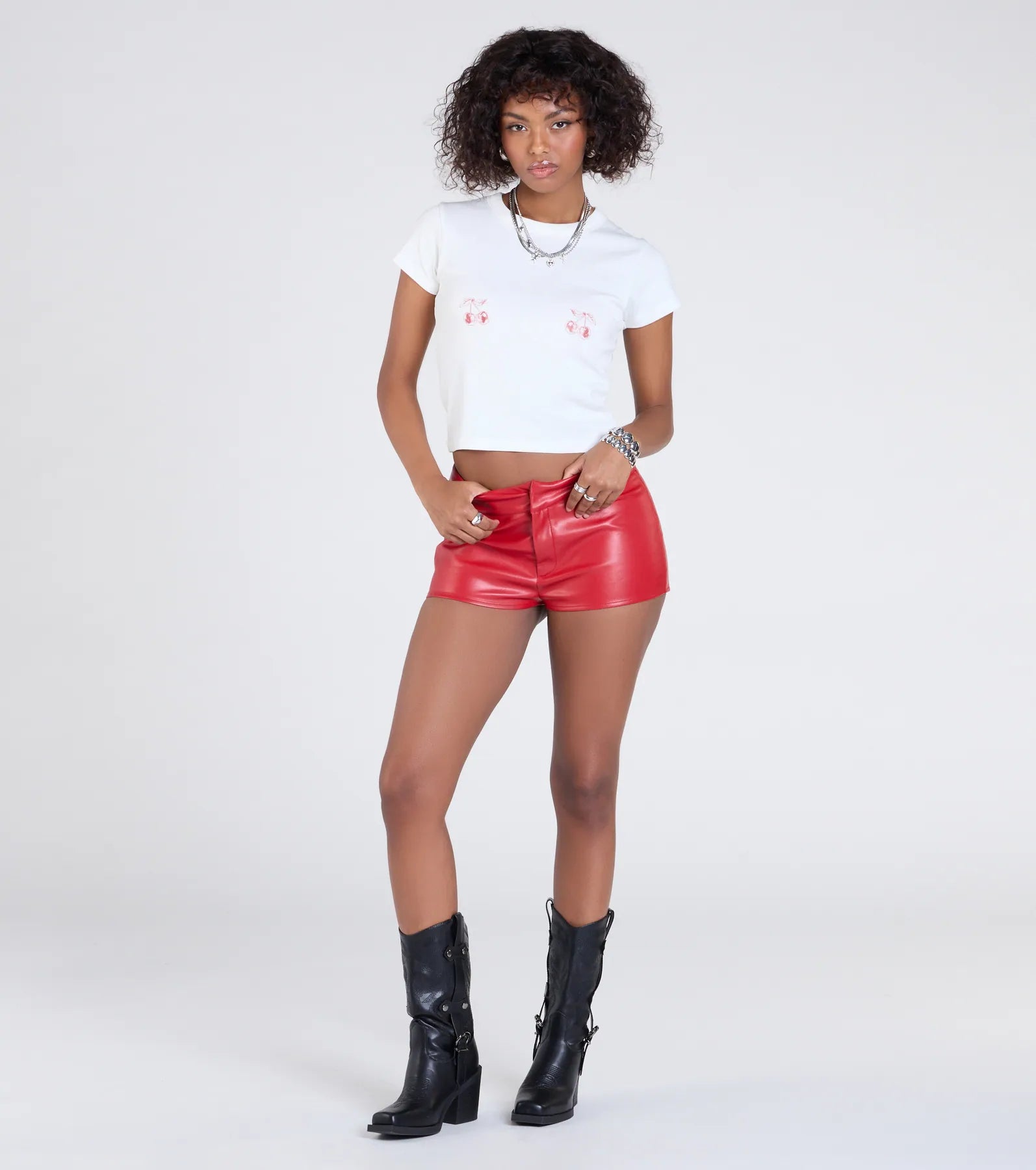 Sweetly Sassy Cherry Graphic Tee