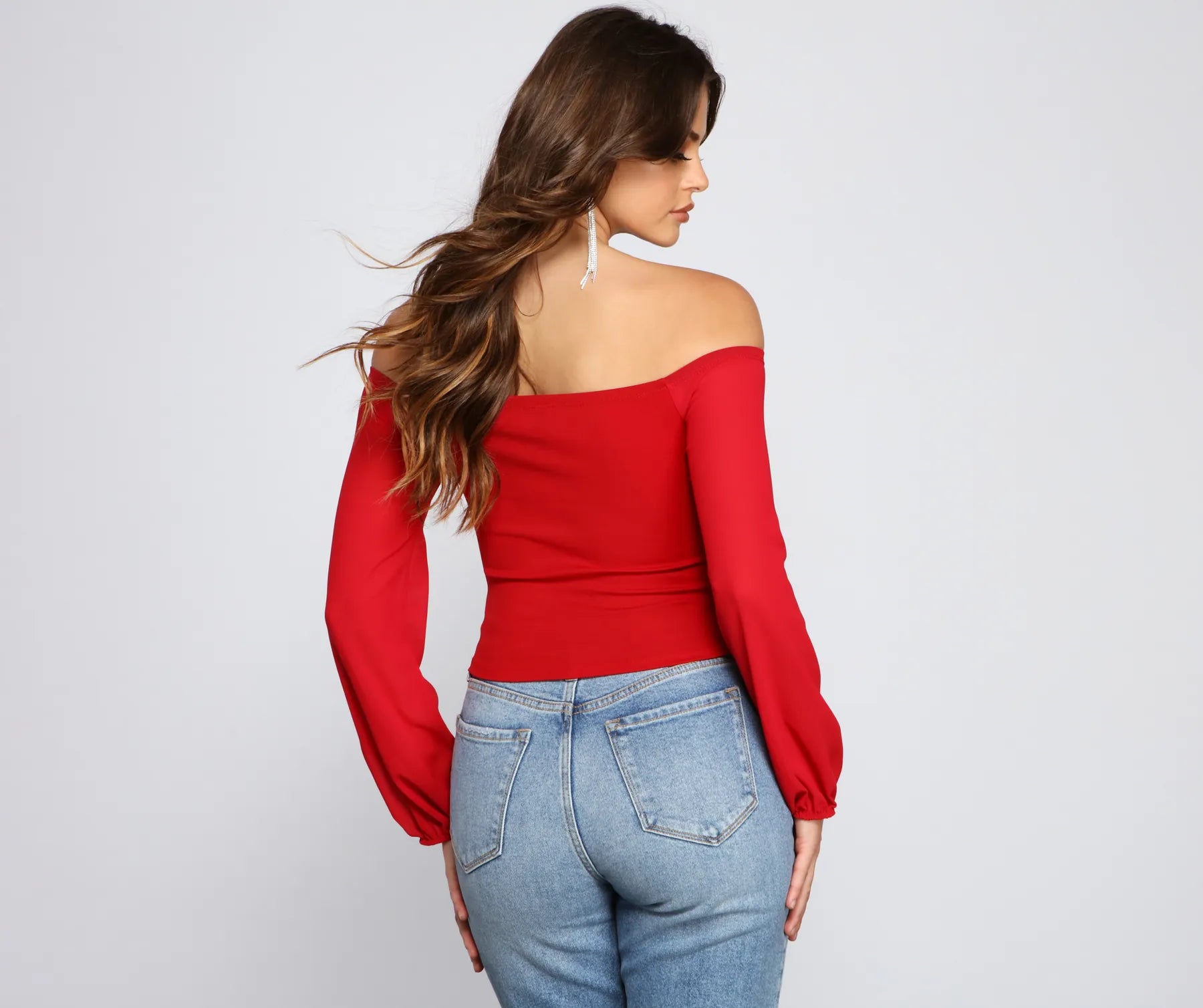 Sophisticated In Chiffon Strapless Top