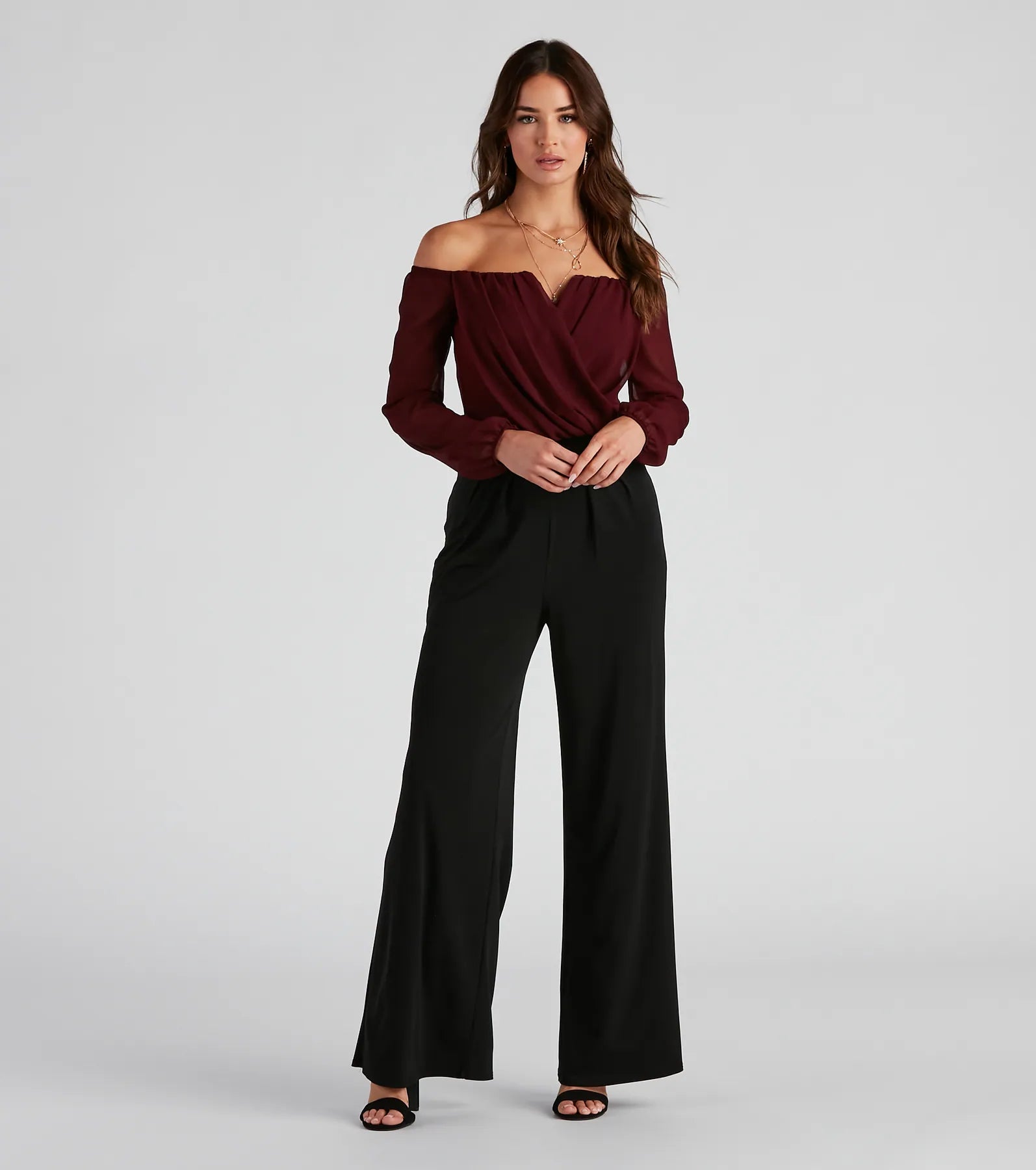 Sophisticated In Chiffon Strapless Top