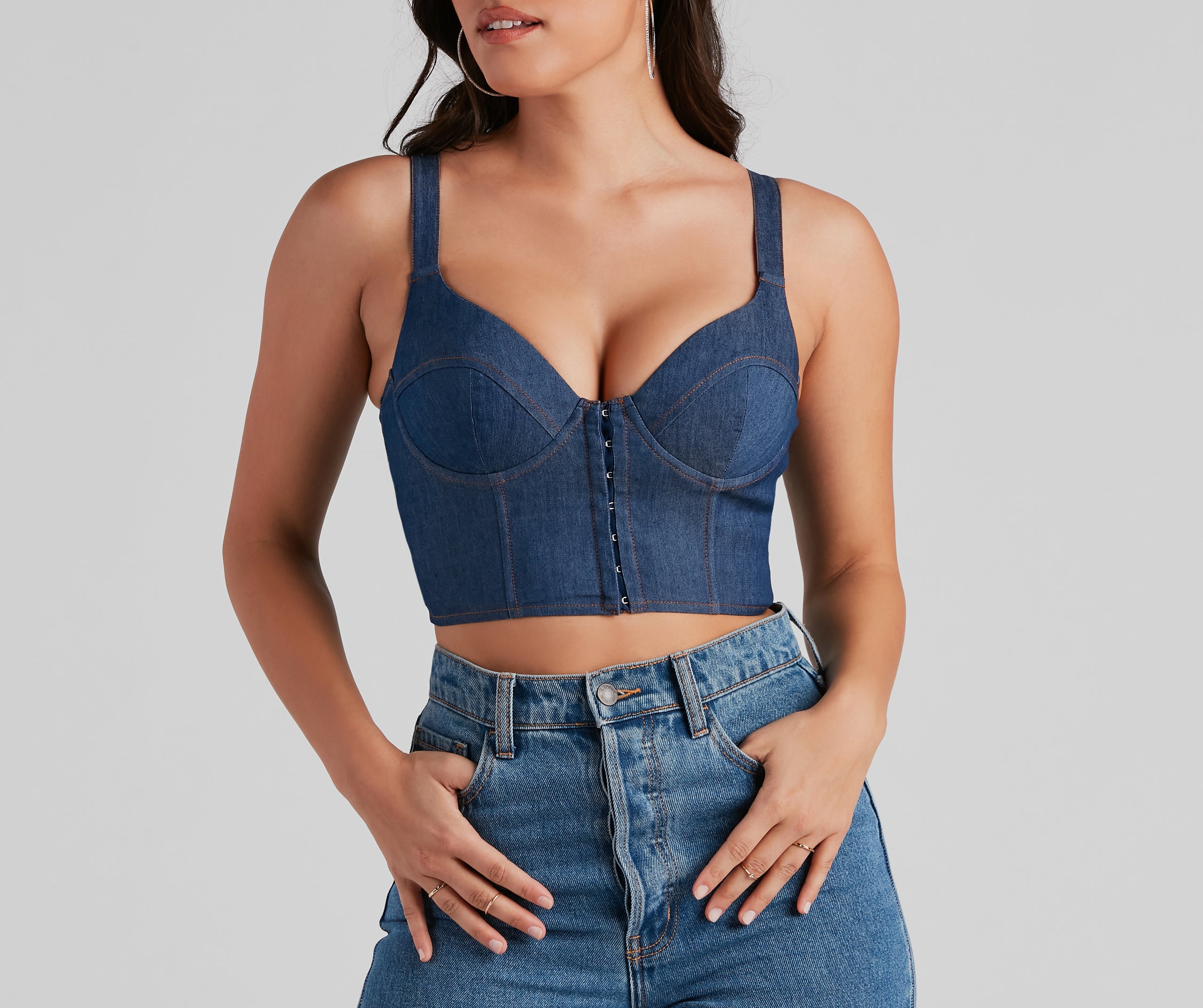GNO Denim Corset