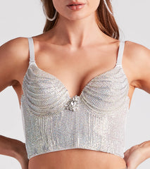 Sensational Sultry Rhinestone Corset
