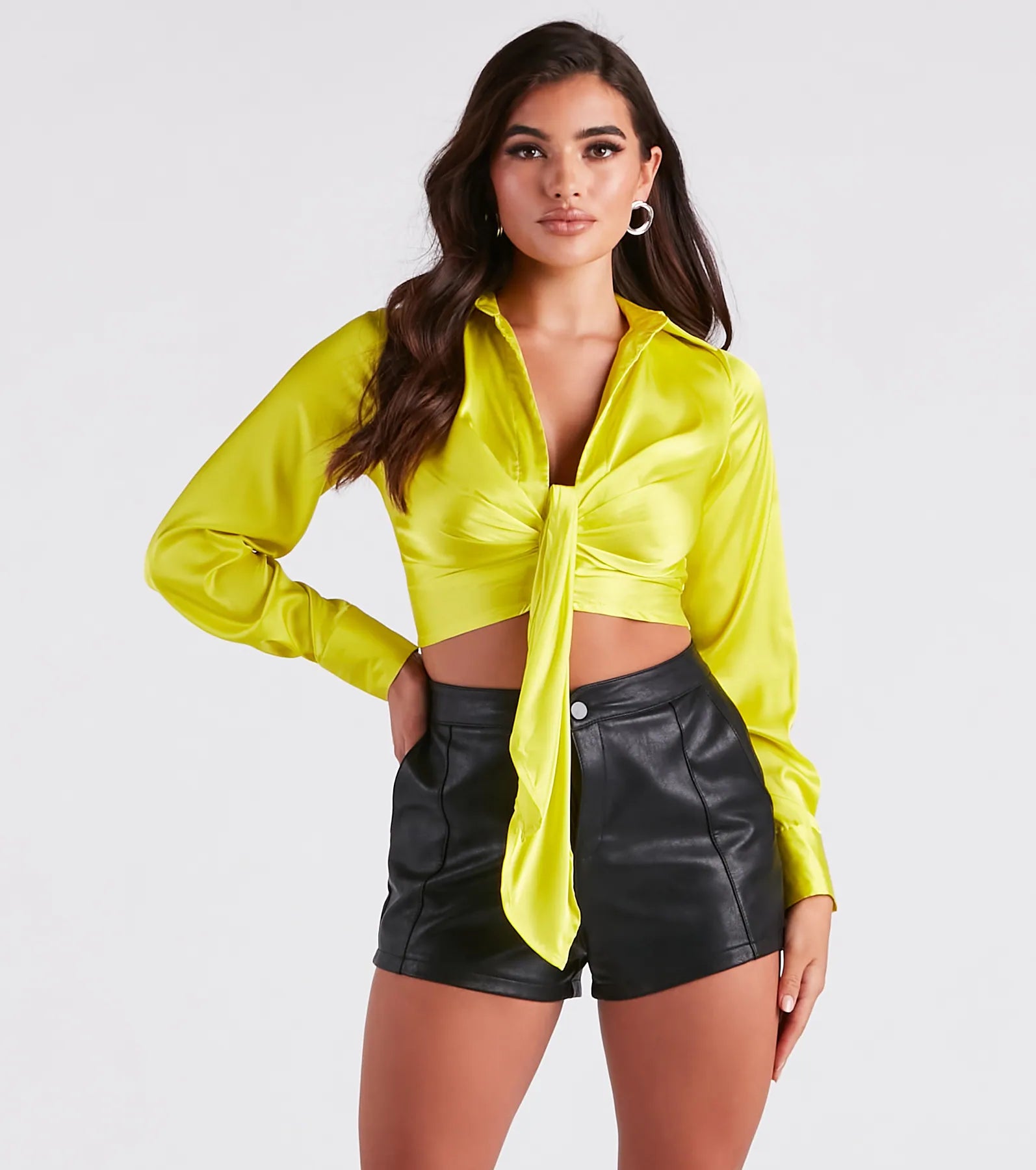 Happy Hour Ready Cropped Blouse