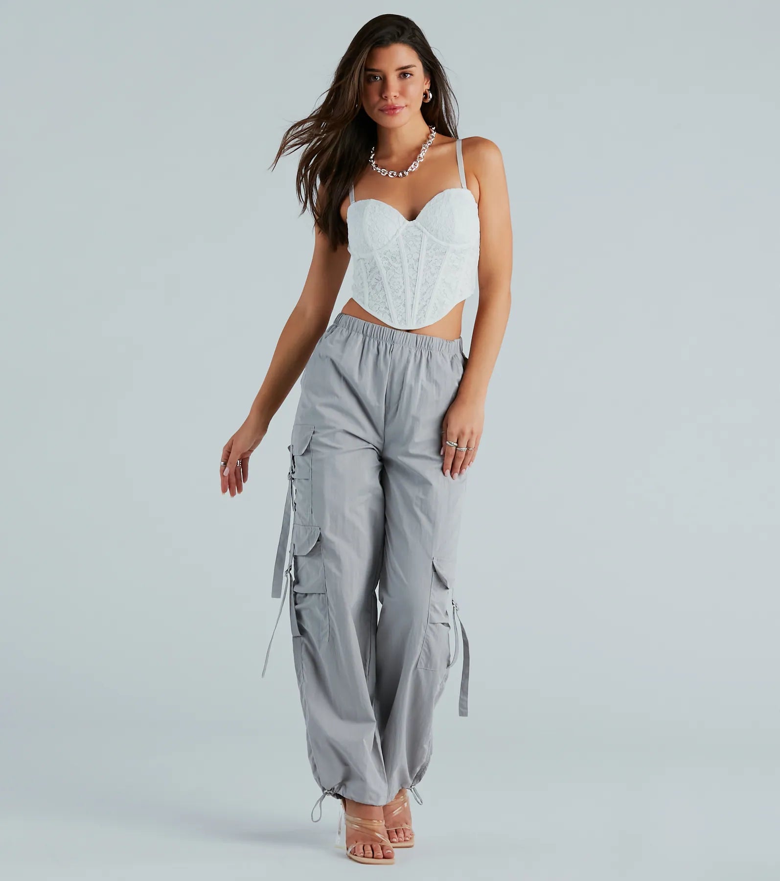 Hello Darling Sweetheart Lace Bustier