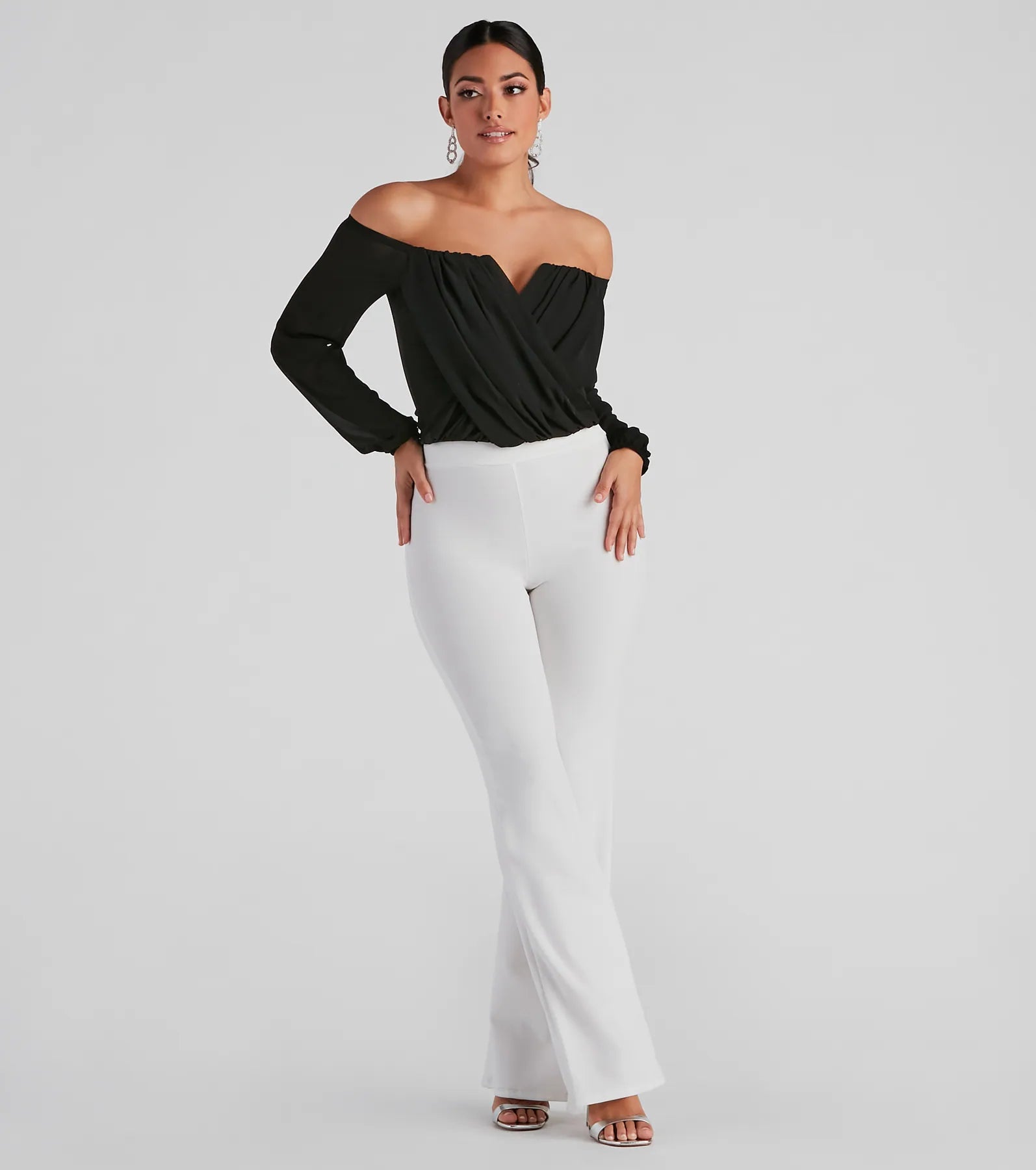 Sophisticated In Chiffon Strapless Top