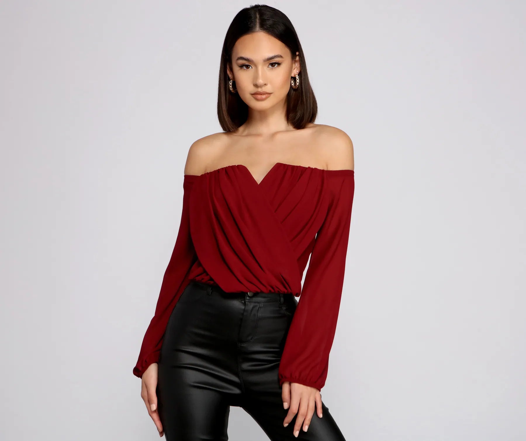 Sophisticated In Chiffon Strapless Top