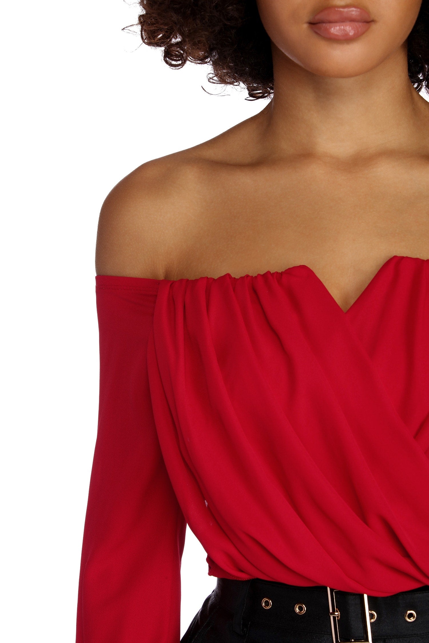 Sophisticated In Chiffon Strapless Top