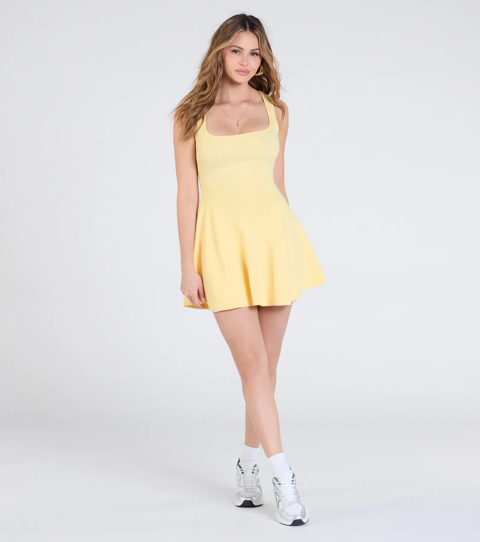 Sweet Like Me Scoop Neck Skater Mini Dress