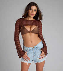 Too Cute Crochet Sweater Topper