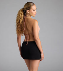 Let's Party Strappy Back Crop Top