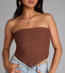 Shell We Dance Crochet Hanky Top