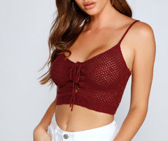 Boho Chic Crochet Crop Top