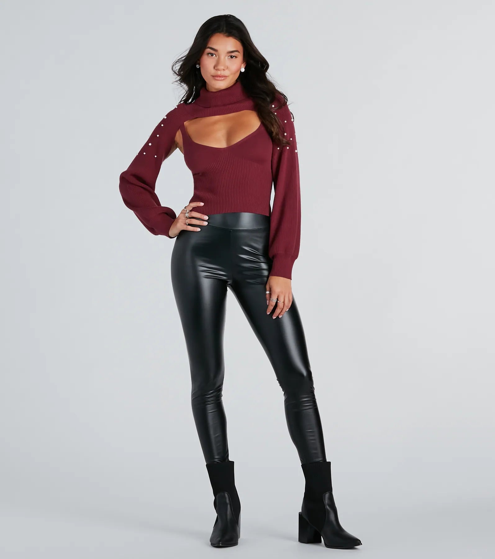 Cutest Style Pearl Embellished Sweater Topper