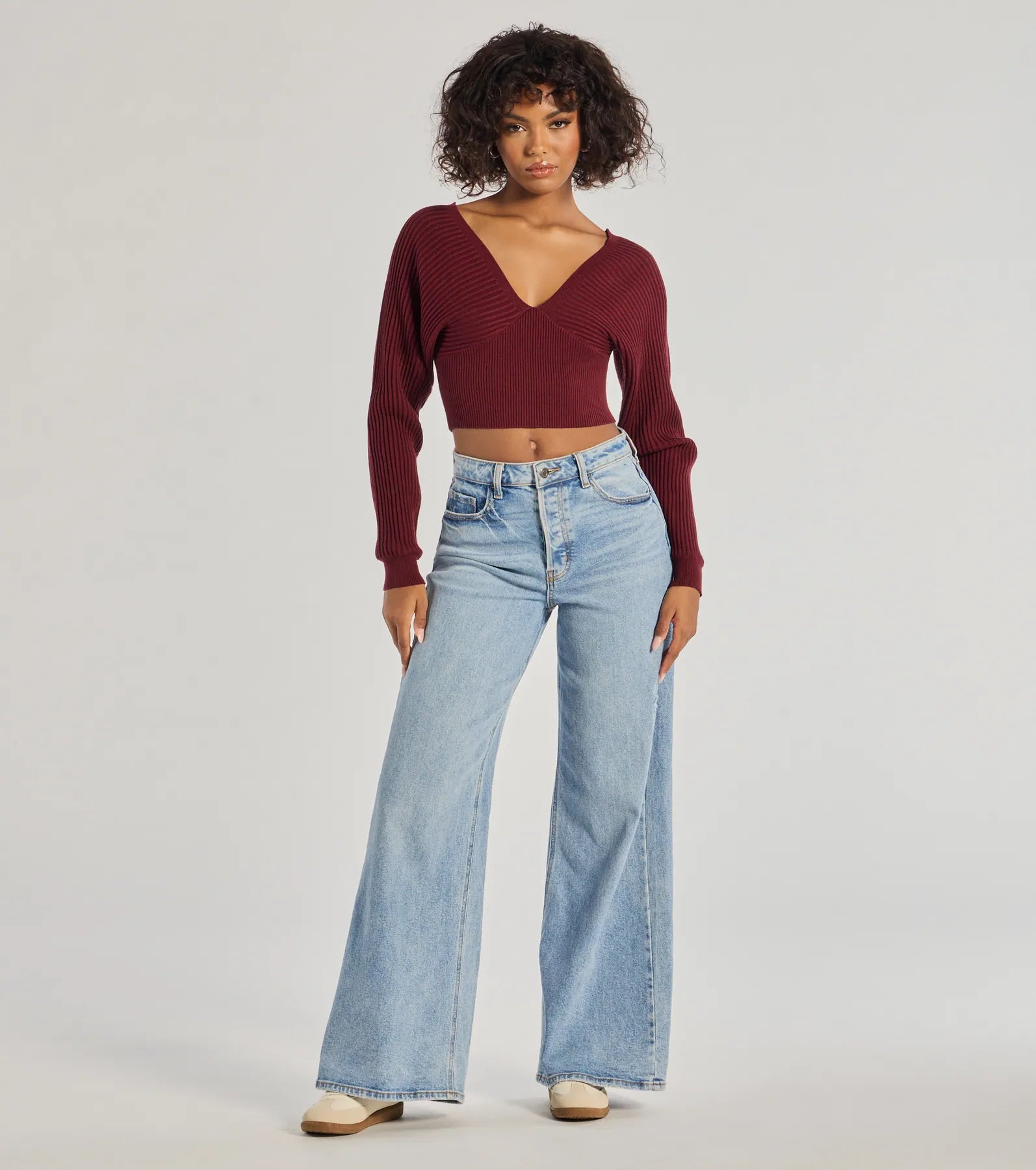 Feeling Cozy Ribbed Knit Long Sleeve Top