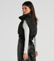 Winter Must-Have Cropped Puffer Vest