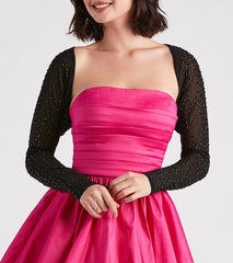 Perfect Sparkle Rhinestone Mesh Bolero