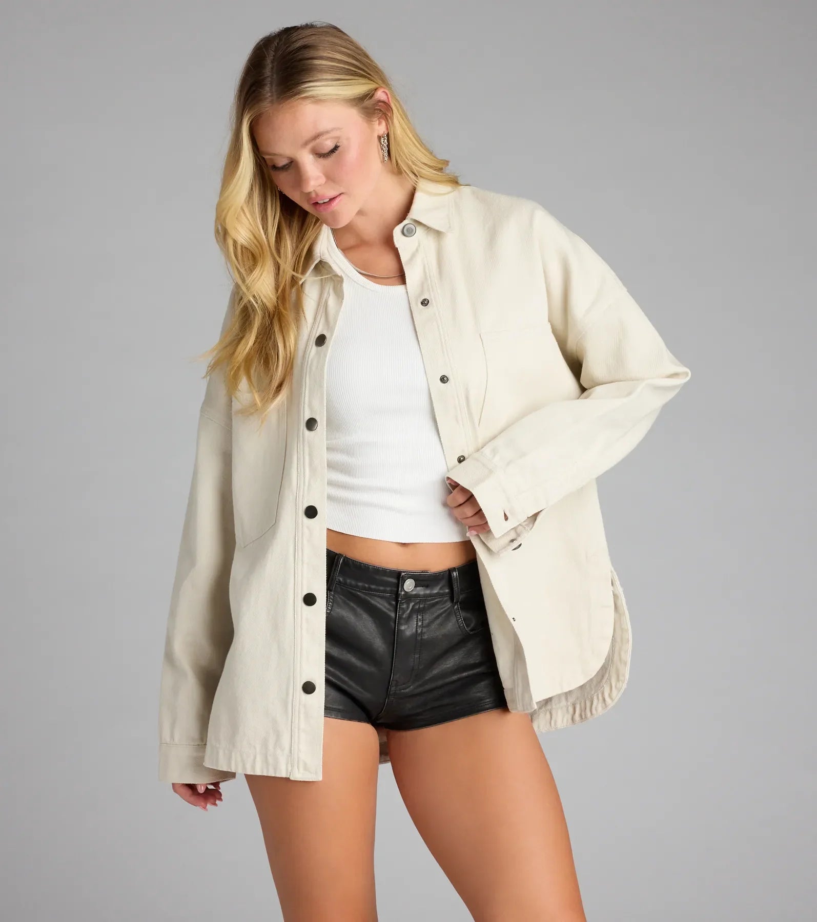 Uptown Chill Oversized Shacket