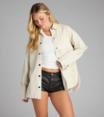 Uptown Chill Oversized Shacket