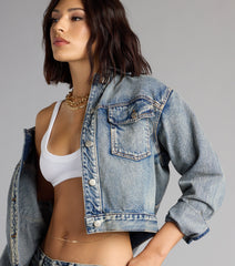 Vintage Vibes Trucker Denim Jacket