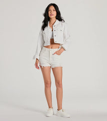 Boardwalk Crop Denim Jacket