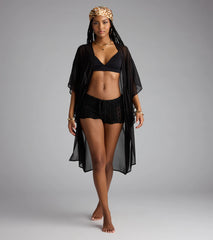 Destined For Sun Chiffon Kimono