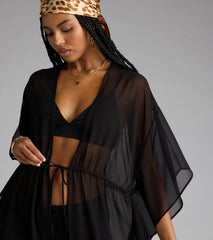 Destined For Sun Chiffon Kimono
