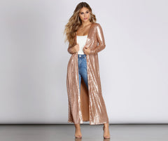 Radiant Sequin Duster