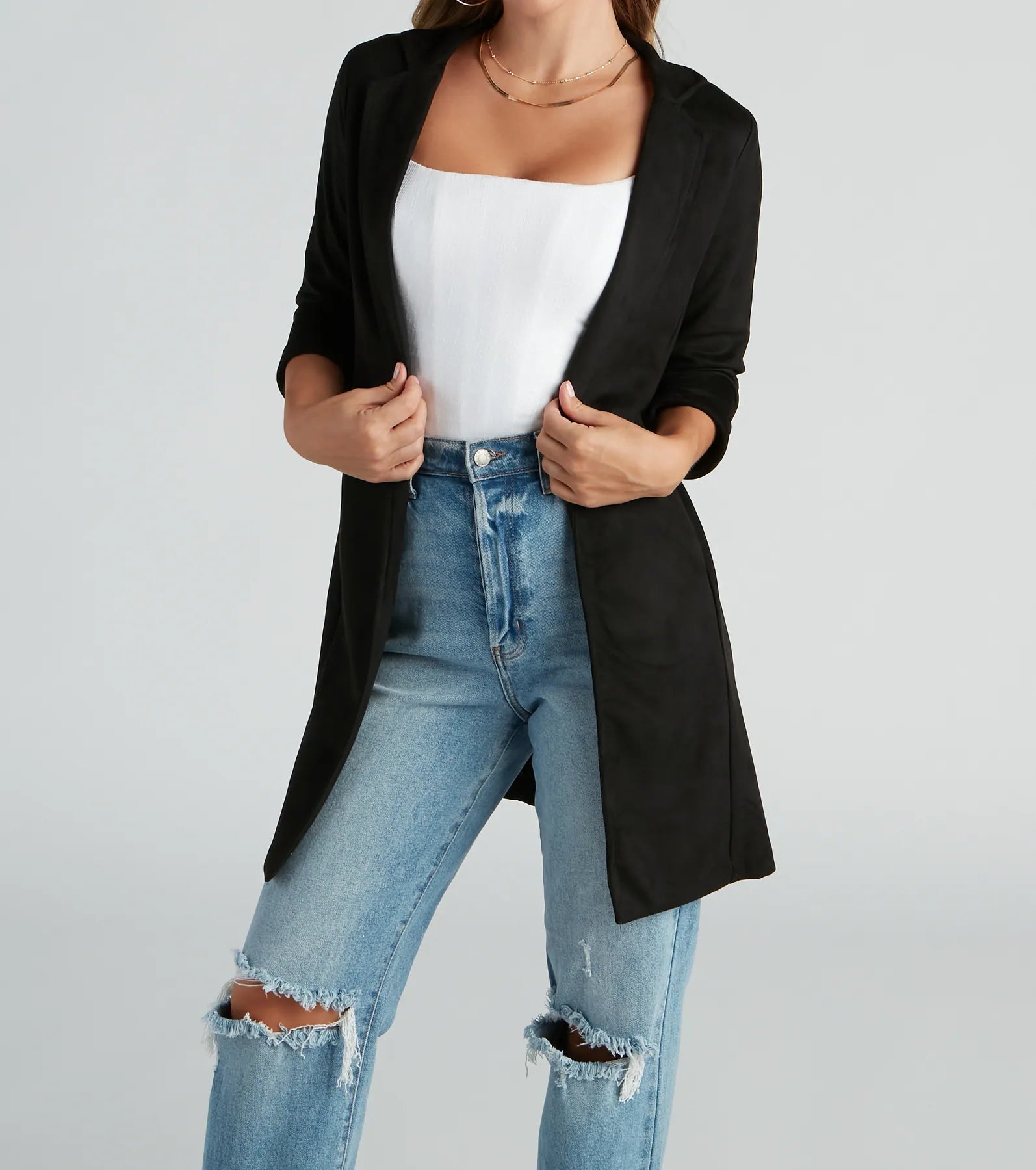 Polish Up Real Nice Long Blazer