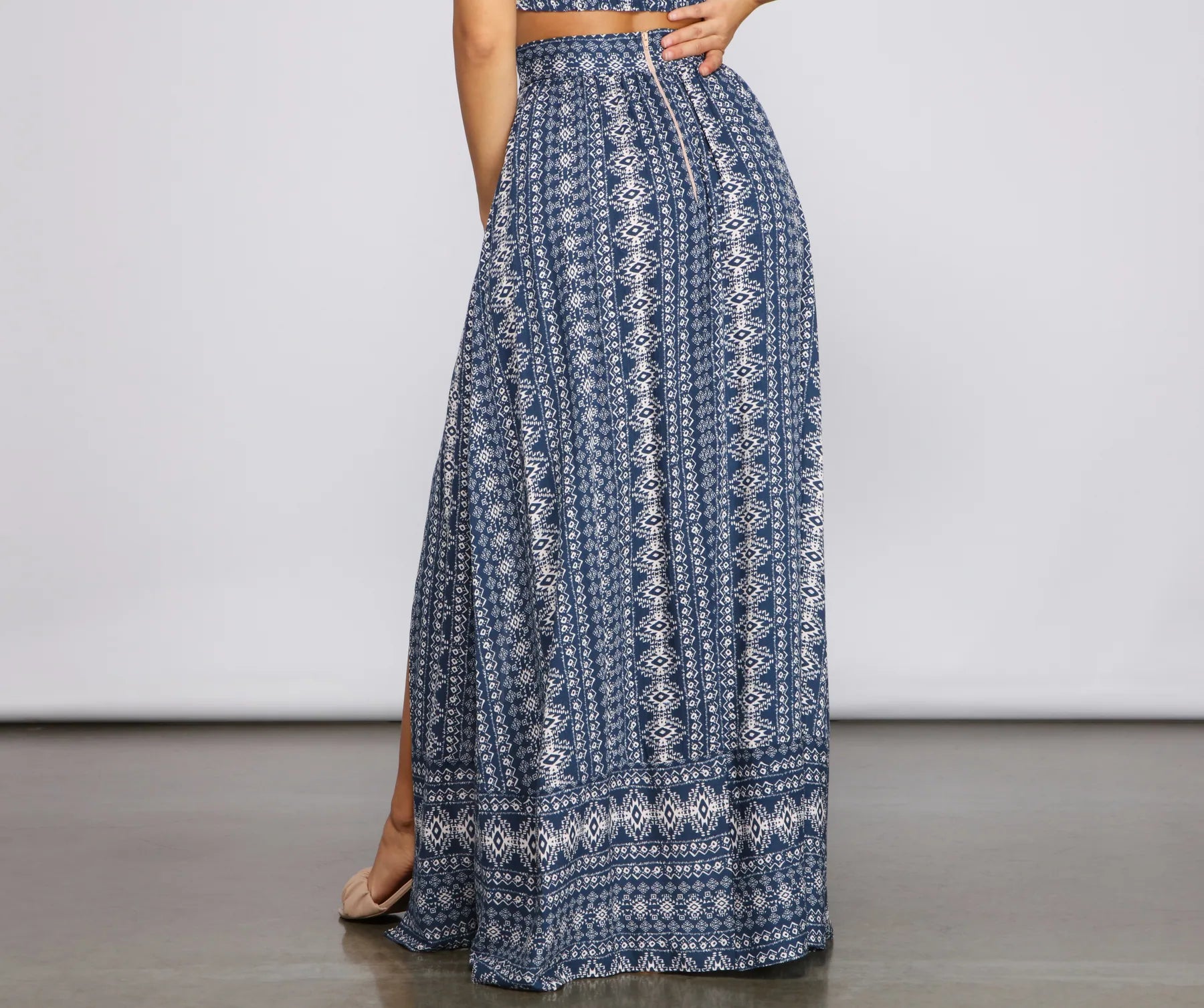 Bohemian Beat High Waist Maxi Skirt