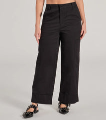 Weekend Trip High-Rise Cuffed Cargo Pants