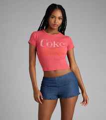 Frill Seeker Ruffled Denim Shorts