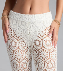 Get The Look Crochet High-Rise Pants