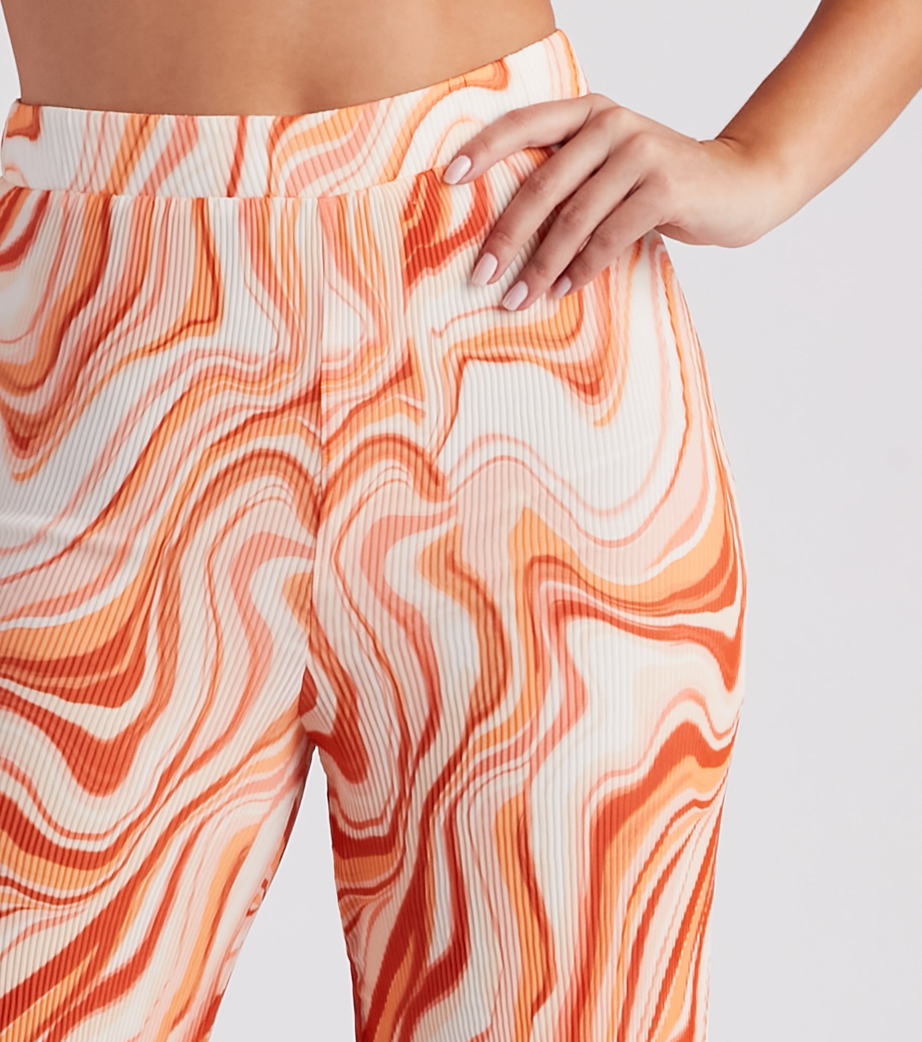 Spring Break Vibes Wide-Leg Pants