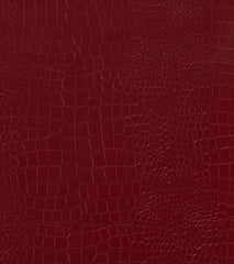 Chic Babe Faux Leather Croc-Embossed Wide-Leg Pants