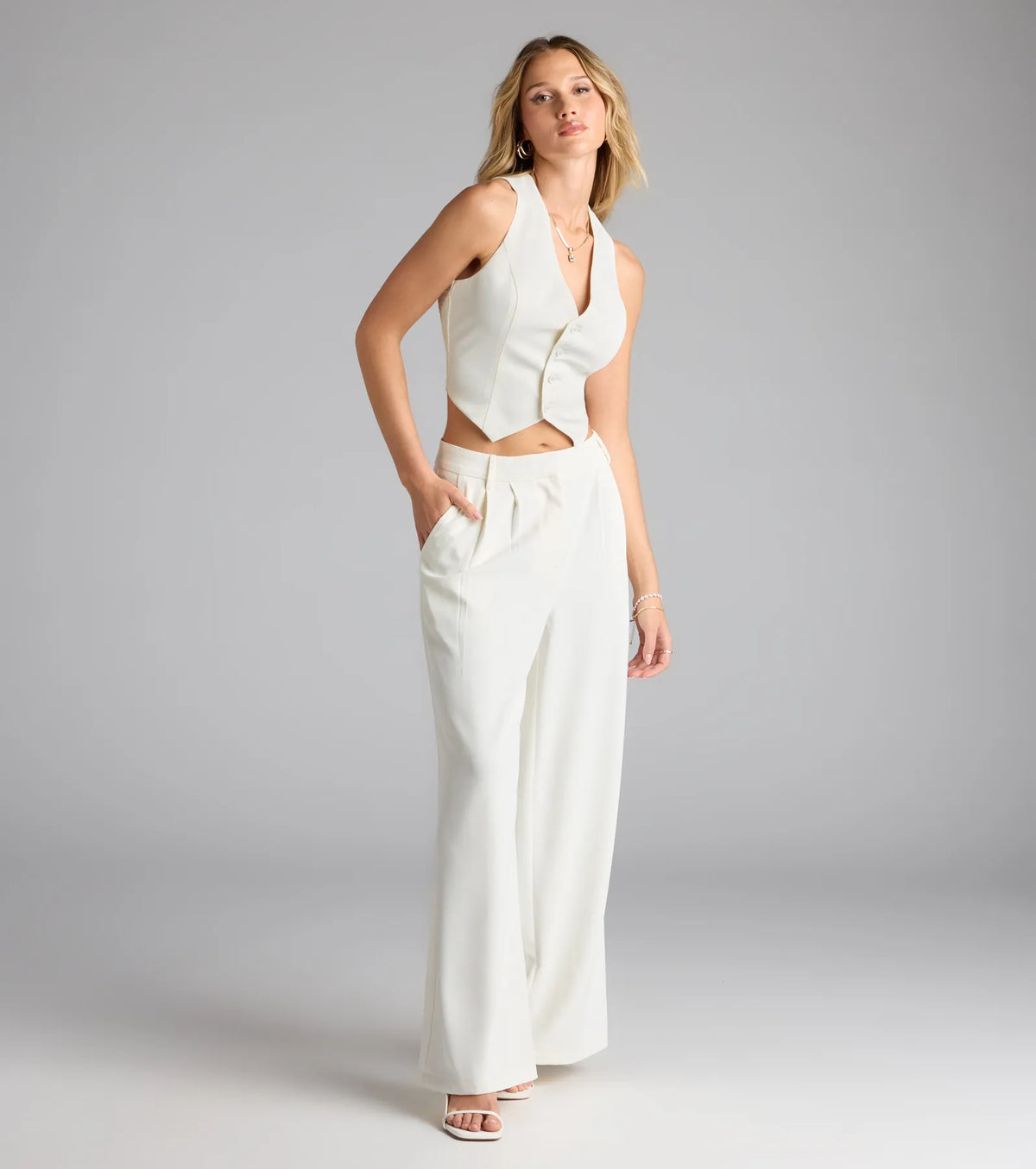 Power Moves High-Rise Trouser Pants