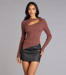 Polished Moves Faux Leather Skort