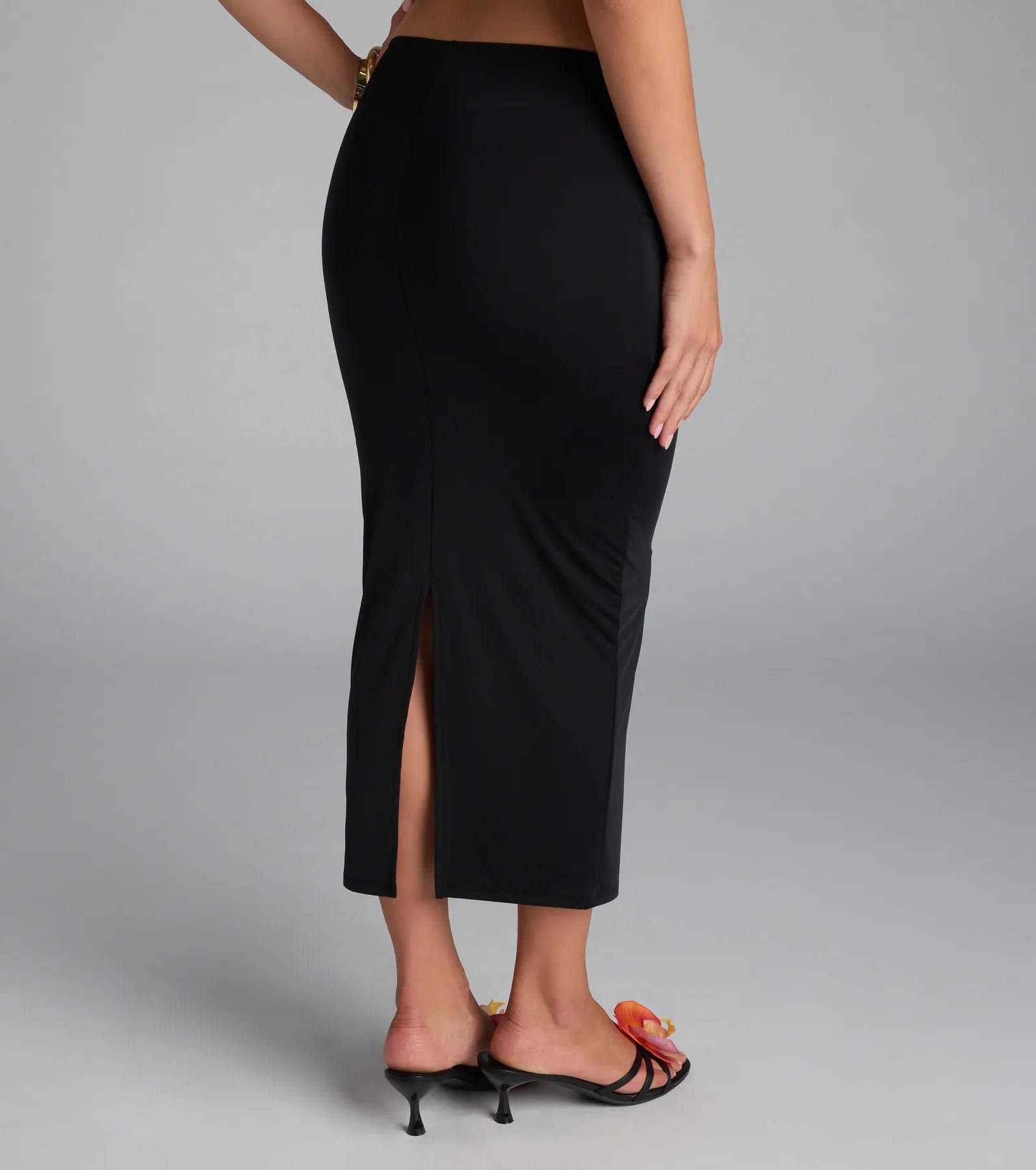Serenade Me Bodycon Midi Skirt