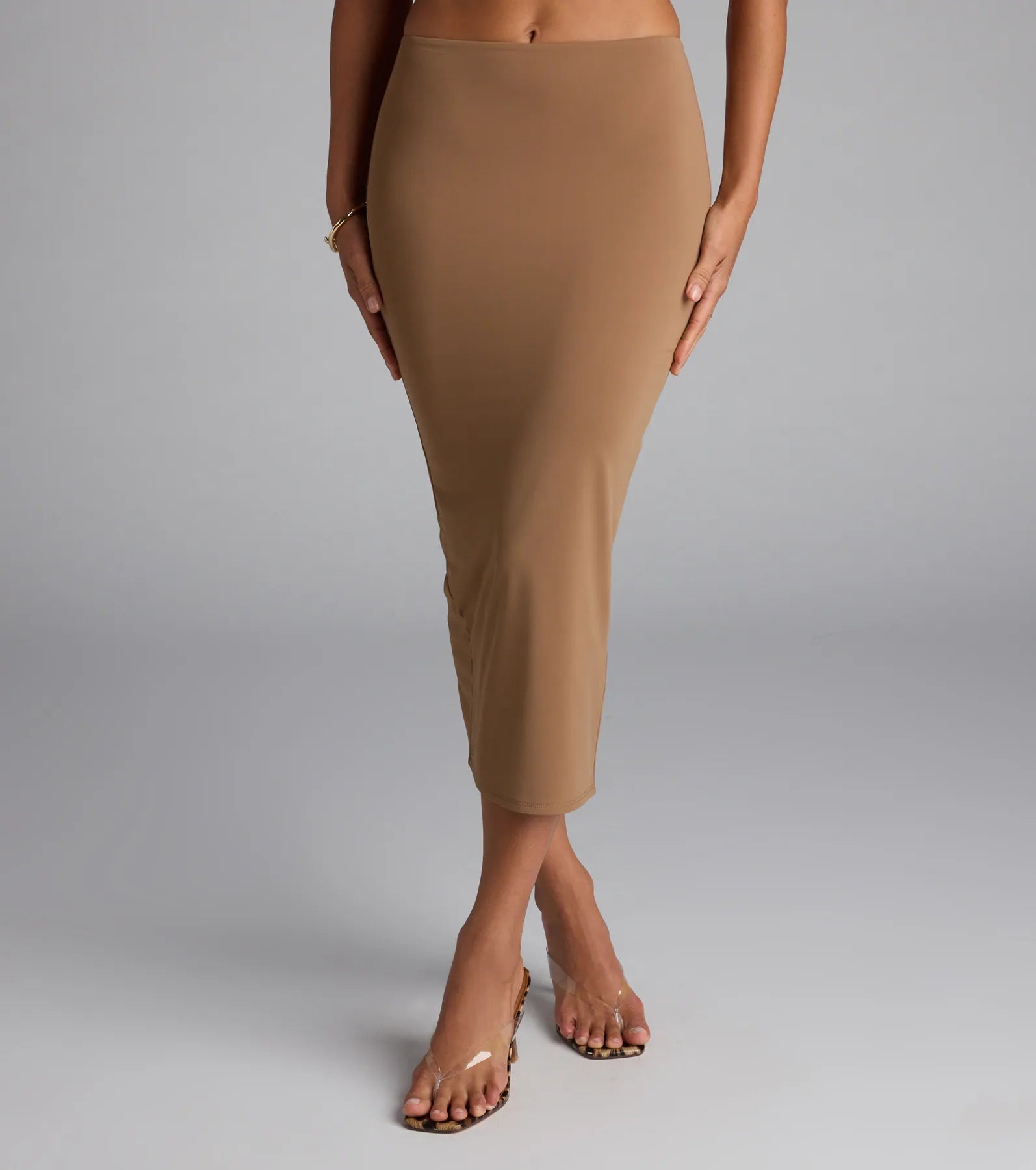 Serenade Me Bodycon Midi Skirt