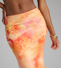 Perfect Symphony Floral Maxi Skirt